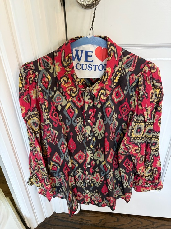Anthropologie Tops - Anthropologie
 Forever that Girl Blouse-Size Medium, pearl buttons
